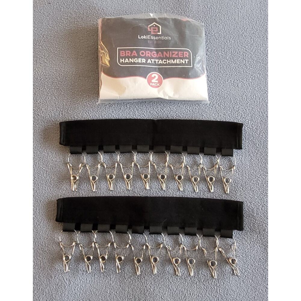 LOKI-ESSENTIALS BRA/Belts/Scarf/Hats/Socks Organizer Hanger Attachment--2 pack